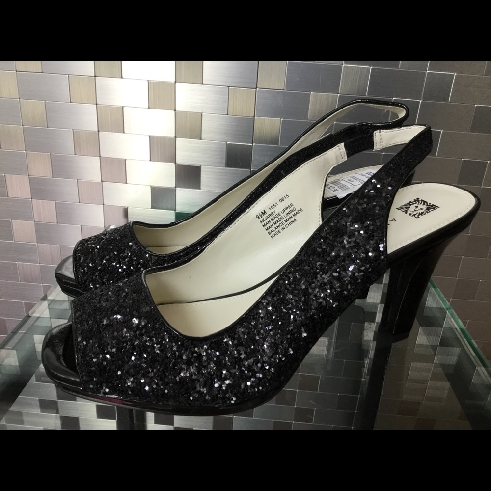Sparkle Peep Toe Heels New with tags